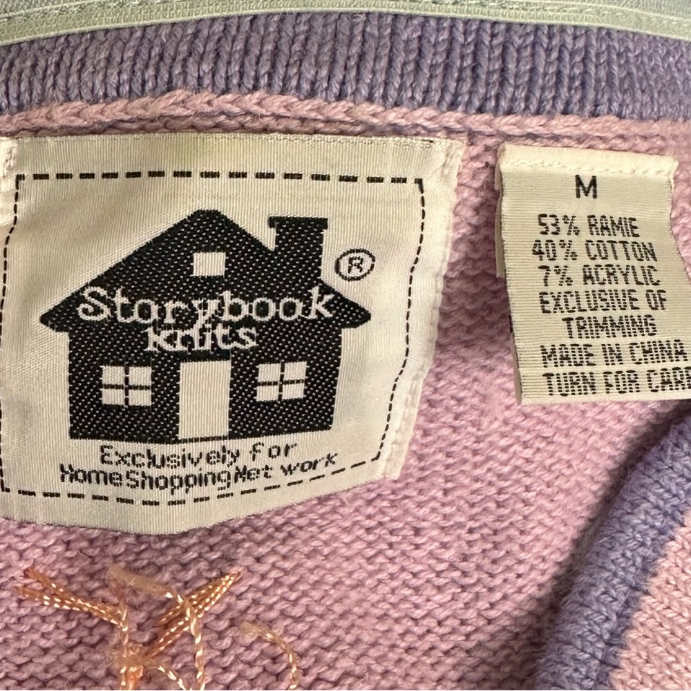 Storybook Knits Eggstravaganza Cardigan with Embroidered Details - Picture 13 of 14